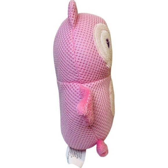 Breathable Baby Pink Mesh Owl Plush Chime Baby Rattle Stuffed Animal  Toy 6” - Picture 2 of 5